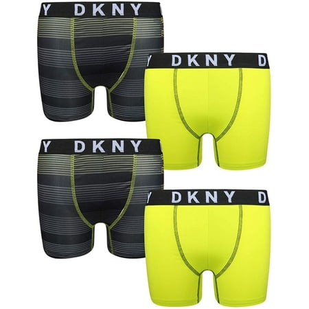DKNY Boys 4 Pack Boxer Brief Underwear